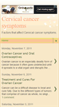 Mobile Screenshot of 4-cervicalcancersymptoms.blogspot.com