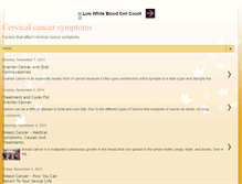 Tablet Screenshot of 4-cervicalcancersymptoms.blogspot.com