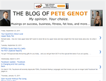 Tablet Screenshot of petegenot.blogspot.com