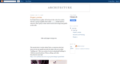Desktop Screenshot of anarchitectssecondstalker.blogspot.com