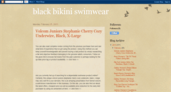 Desktop Screenshot of blackbikiniswimwear.blogspot.com