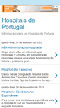 Mobile Screenshot of hospitaisdeportugal.blogspot.com