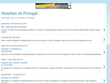 Tablet Screenshot of hospitaisdeportugal.blogspot.com