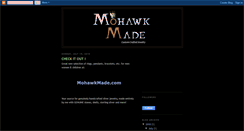 Desktop Screenshot of mohawkmade.blogspot.com