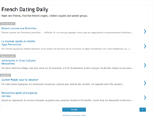 Tablet Screenshot of frenchdatingdaily.blogspot.com