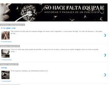 Tablet Screenshot of nohacefaltaequipaje.blogspot.com