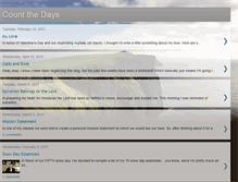 Tablet Screenshot of countthedays-dg.blogspot.com