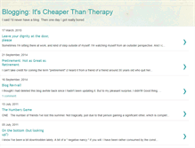 Tablet Screenshot of bloggingitscheaperthantherapy.blogspot.com