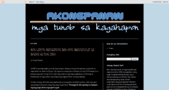 Desktop Screenshot of akongpanaw.blogspot.com