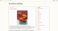 Desktop Screenshot of kreativatankar.blogspot.com