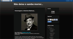 Desktop Screenshot of naodeixaosambamorrer.blogspot.com