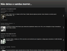 Tablet Screenshot of naodeixaosambamorrer.blogspot.com