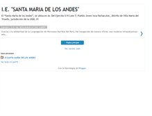 Tablet Screenshot of iesantamariadelosandes.blogspot.com
