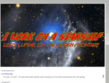 Tablet Screenshot of iworkonastarship.blogspot.com