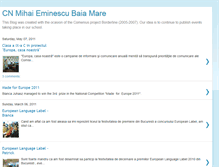 Tablet Screenshot of cn-eminescu-baiamare.blogspot.com