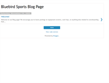 Tablet Screenshot of bluebirdsports.blogspot.com