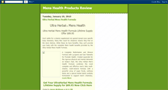 Desktop Screenshot of mens-health-products-review.blogspot.com