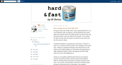 Desktop Screenshot of hard-and-fast.blogspot.com