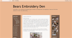 Desktop Screenshot of bearsembroideryden.blogspot.com