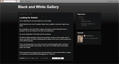 Desktop Screenshot of blackandwhitegalleries.blogspot.com