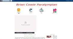 Desktop Screenshot of briancowieparalympian.blogspot.com