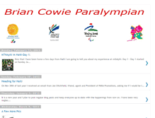 Tablet Screenshot of briancowieparalympian.blogspot.com