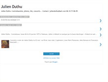 Tablet Screenshot of julienduthu.blogspot.com