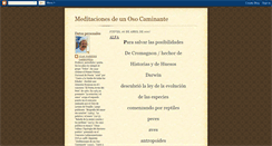 Desktop Screenshot of meditacionesdeunosocaminante.blogspot.com