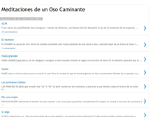 Tablet Screenshot of meditacionesdeunosocaminante.blogspot.com