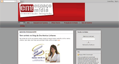 Desktop Screenshot of espacomidiacomunicacao.blogspot.com