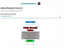 Tablet Screenshot of akkordtabelle-gitarre.blogspot.com