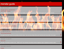 Tablet Screenshot of dinoteddyk-monsterguide.blogspot.com