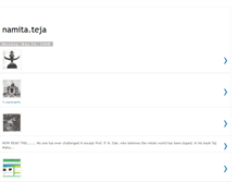 Tablet Screenshot of namitateja.blogspot.com