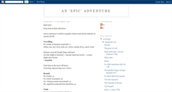 Desktop Screenshot of an-epic-adventure.blogspot.com