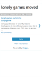 Mobile Screenshot of lonelygames.blogspot.com