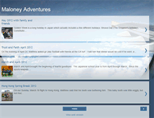 Tablet Screenshot of maloneyadventure.blogspot.com