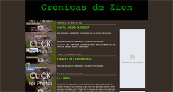 Desktop Screenshot of cronicasdezionblog.blogspot.com