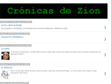 Tablet Screenshot of cronicasdezionblog.blogspot.com