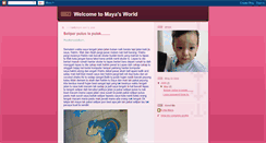 Desktop Screenshot of mayaerikasworld.blogspot.com