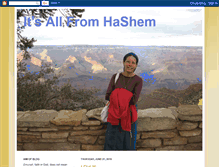 Tablet Screenshot of itsallfromhashem.blogspot.com