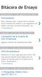 Mobile Screenshot of bitacoradeensayo.blogspot.com
