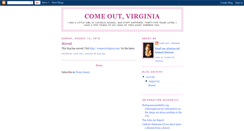 Desktop Screenshot of comeoutvirginia.blogspot.com