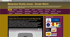 Desktop Screenshot of malayalam-serials.blogspot.com