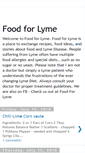 Mobile Screenshot of foodforlyme.blogspot.com