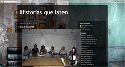 Desktop Screenshot of historiasquelaten.blogspot.com