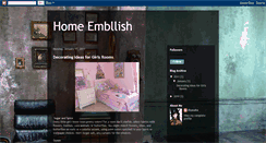 Desktop Screenshot of homeembllishing.blogspot.com