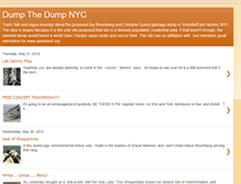 Tablet Screenshot of dumpthedumpnyc.blogspot.com