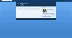Desktop Screenshot of angelradio.blogspot.com