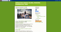 Desktop Screenshot of operationjoshua.blogspot.com