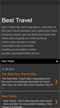 Mobile Screenshot of bestravelsites.blogspot.com